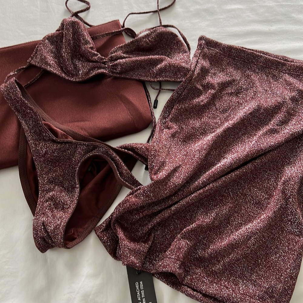 Triangl Bikini and skirt